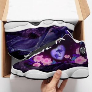 Floral Dolphin All Over Printed Air Jordan 13 Sneakers