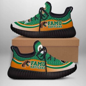 Florida Am Rattlers Yeezy Boost Shoes Sport Sneakers Yeezy Shoes