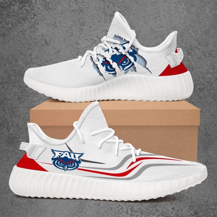 Florida Atlantic Owls Florida Cit Sport Teams Yeezy Sneakers Shoes Art 1420