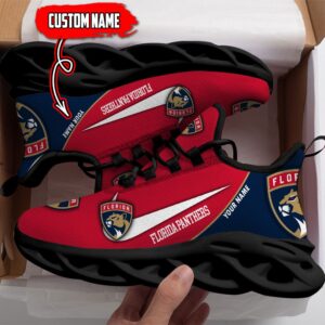 Florida Panthers Custom Name NHL New Max Soul Shoes