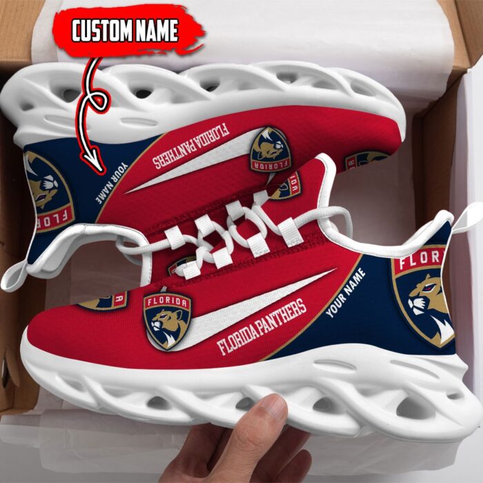 Florida Panthers Custom Name NHL New Max Soul Shoes