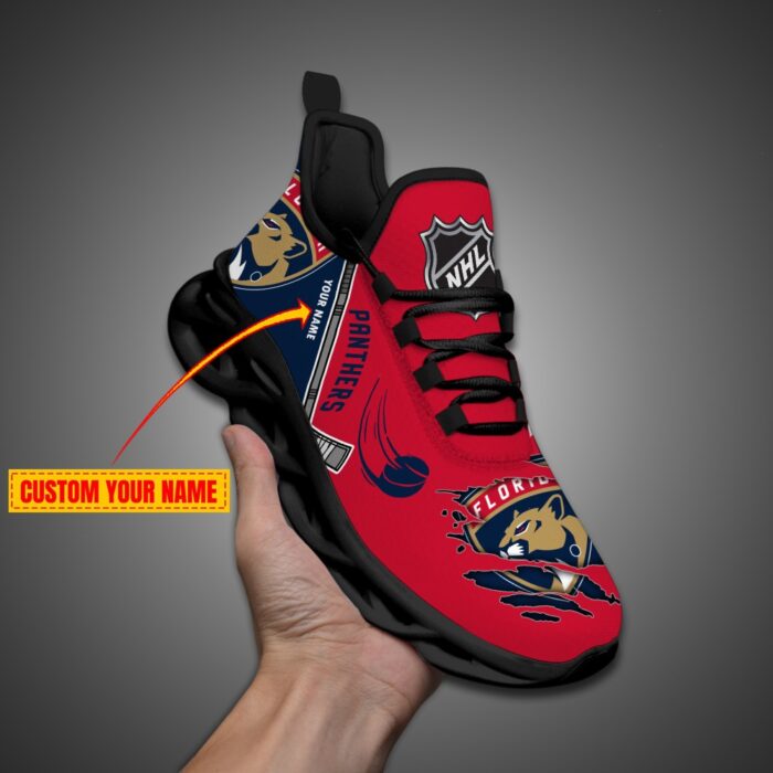 Florida Panthers Personalized NHL Max Soul Shoes Ver 2