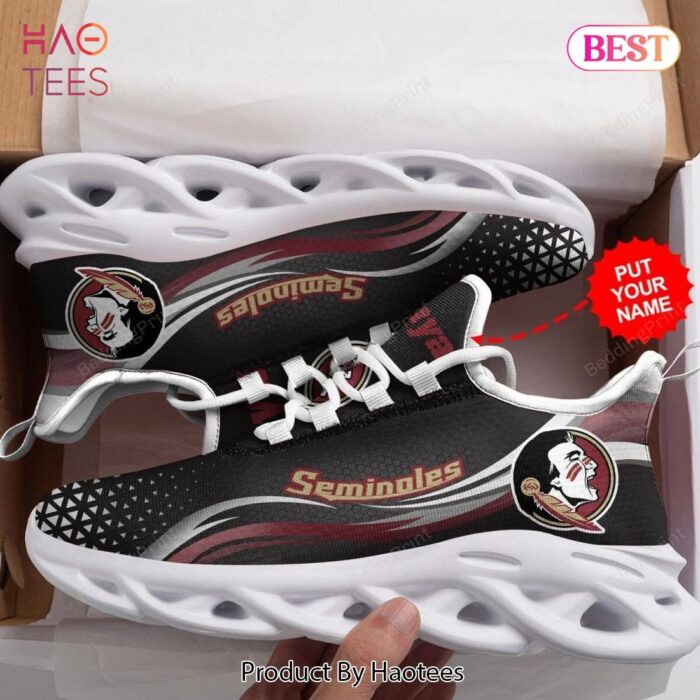 Florida State Seminoles NCAA Custom Name Max Soul Shoes