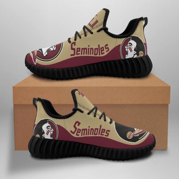 Florida State Seminoles Unisex Sneakers New Sneakers Custom Shoes Football Yeezy Boost