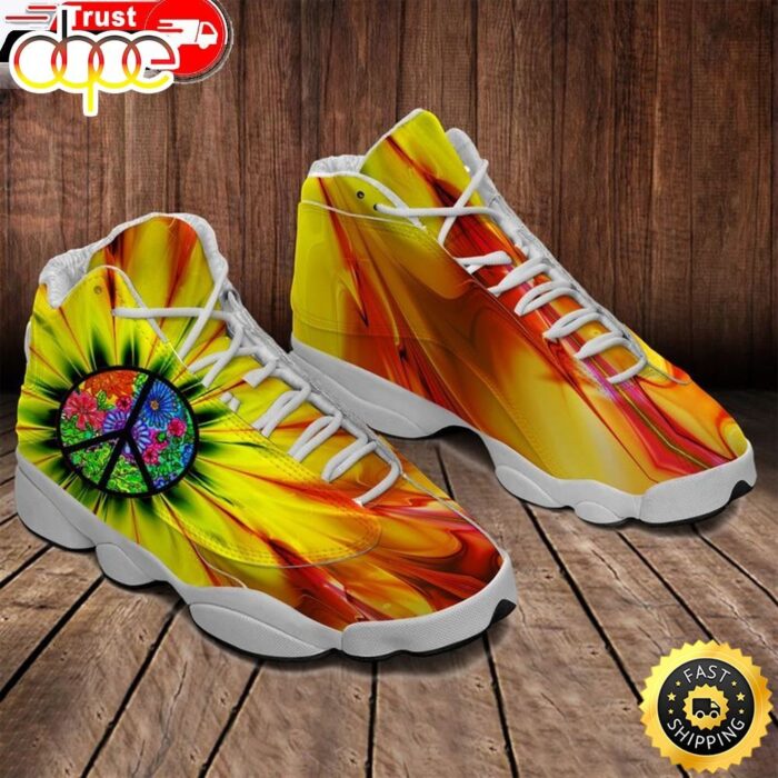 Flowers Hippie Air Jordan 13 Shoes Sneakers