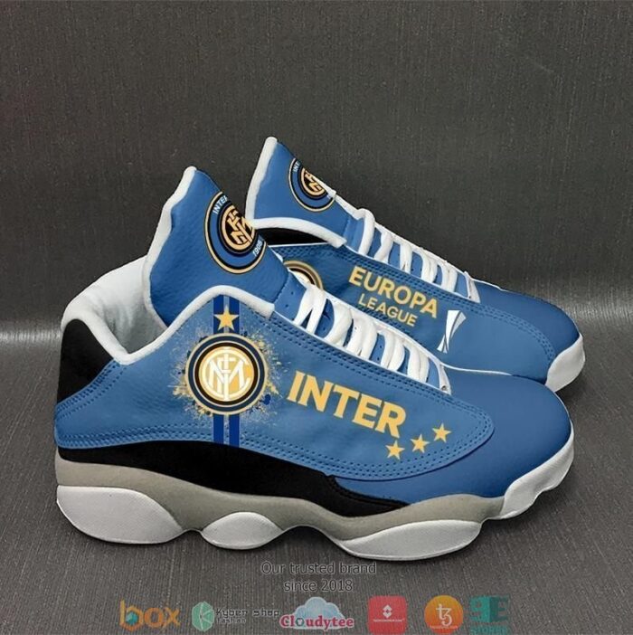 Football Club Internazionale Milano Teams Football Air Jordan 13 Sneaker Shoes