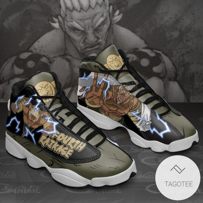 Fourth Raikage Jd13 Sneakers Custom Anime Air Jordan 13 Shoes