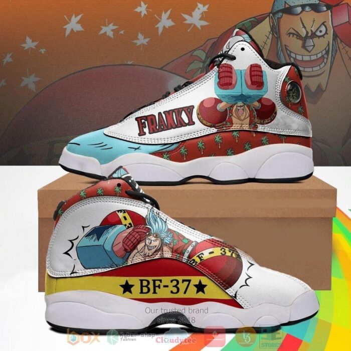 Franky One Piece Anime Air Jordan 13 Shoes 2