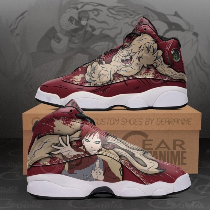 Gaara And Shukaku Naruto Anime Air Jordan 13 Shoes