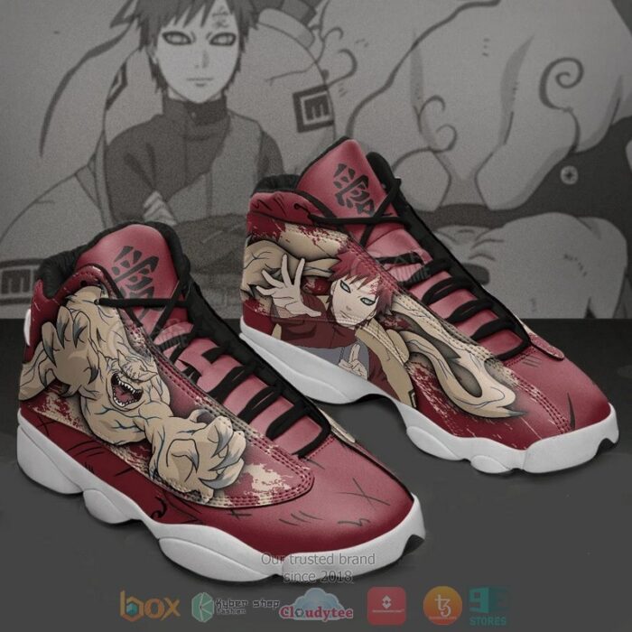 Gaara And Shukaku Naruto Anime Air Jordan 13 Shoes 2