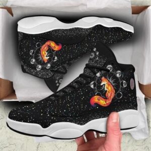 Galaxy Fox All Over Print Air Jordan 13 Sneakers