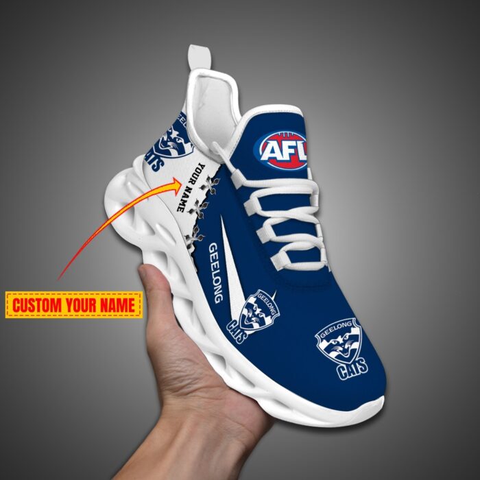 Geelong Cats Personalized AFL Max Soul Shoes