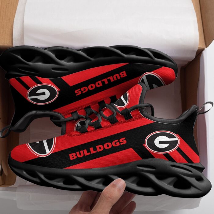 Georgia Bulldogs Black Shoes Max Soul