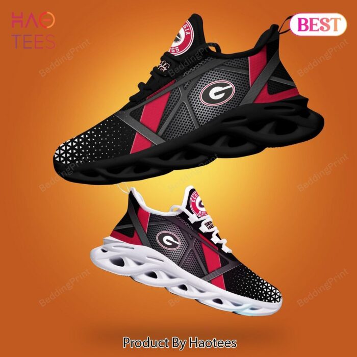 Georgia Bulldogs NCAA Black Red Max Soul Shoes