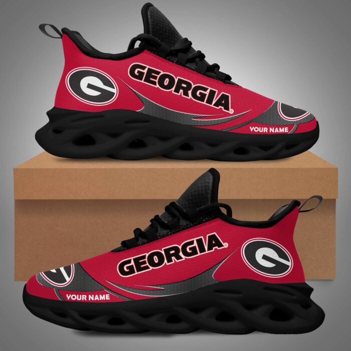 Georgia Bulldogs NCAA Max Soul Shoes 01