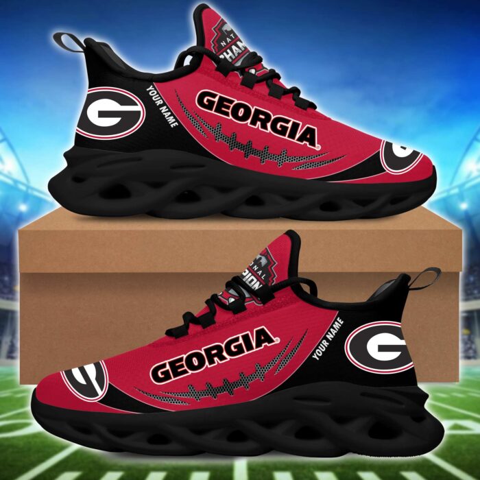 Georgia Bulldogs NCAA Max Soul Shoes 02