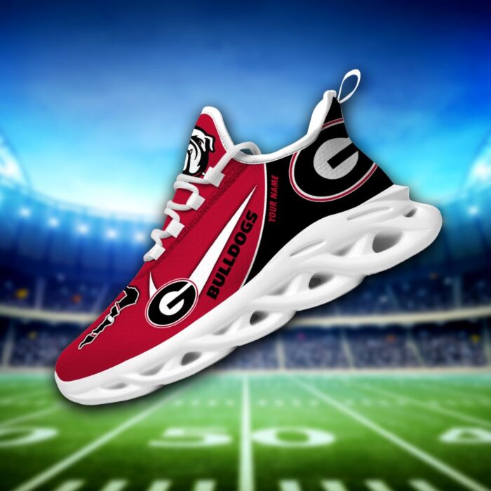 .Georgia Bulldogs Personalized Luxury NCAA Max Soul Shoes