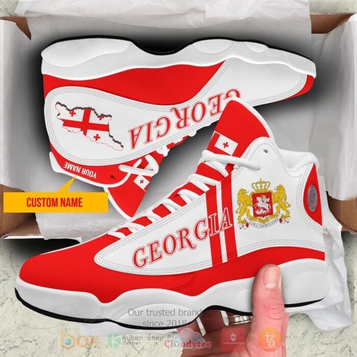 Georgia Country Personalized Air Jordan 13 Shoes