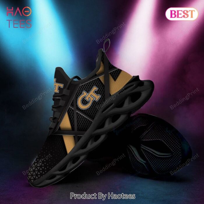 Georgia Tech Yellow Jackets NCAA Black Gold Max Soul Shoes