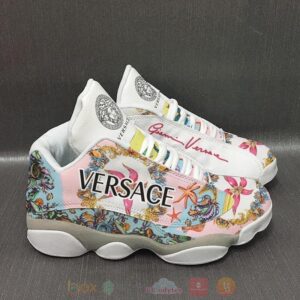 Gianni Versace Versace Colorful Flowers Air Jordan 13 Shoes