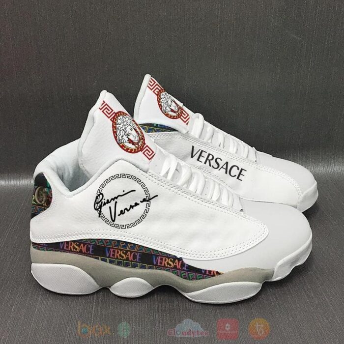 Gianni Versace White Air Jordan 13 Shoes