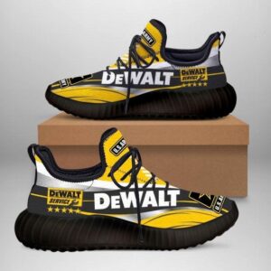 Gift For Dewalt Lover Dewalt Us Army Logo Yellow And Black Yeezy Shoes Hg