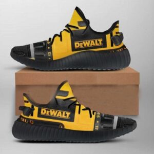 Gift For Dewalt Lover Dewalt Yellow And Black Yeezy Shoes Hg