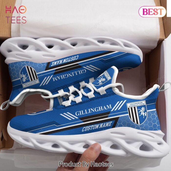 Gillingham FC Custom Personalized Max Soul Shoes