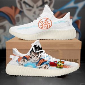 Gohan Yeezy Shoes Dragon Ball Fan Gift Shoes Yeezy Sneakers