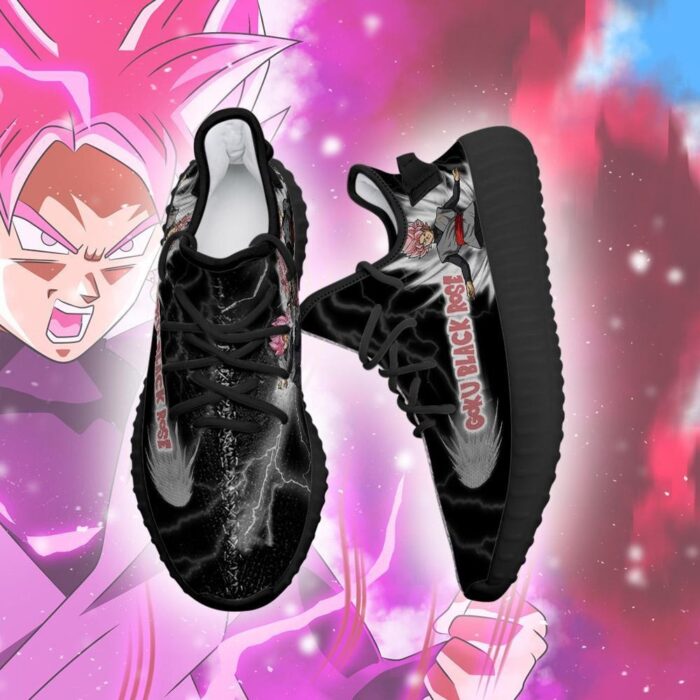 Goku Black Rose Yeezy Shoes Dragon Ball Z Art 168