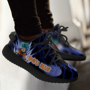 Goku Blue Yeezy Shoes Dragon Ball Z Art 180