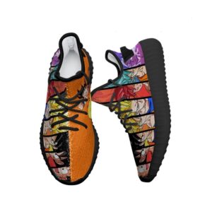 Goku Evolution Yeezy Shoes Dragon Ball Art 142