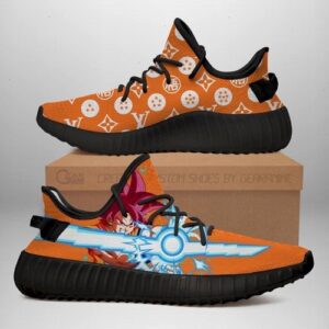 Goku God Yeezy Shoes Dragon Ball Z Shoes Fan