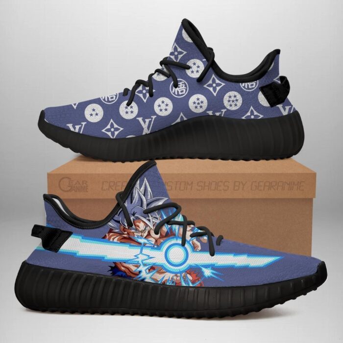 Goku Ultra Instinct Yeezy Shoes Fashion Dragon Ball Shoes Fan Ver 1