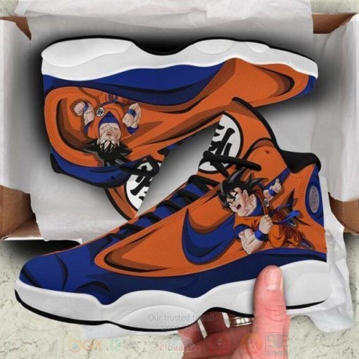 Goku Uniform Dragon Ball Anime Air Jordan 13 Shoes