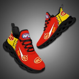 Gold Coast Suns Personalized AFL Max Soul Shoes