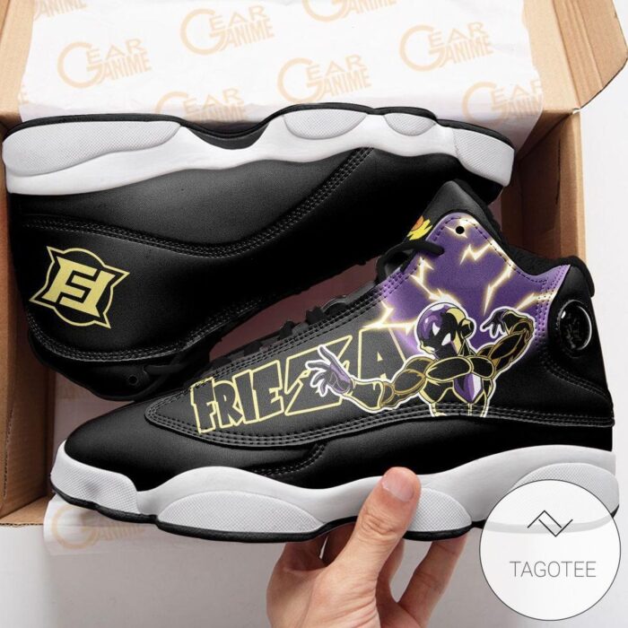 Golden Frieza Sneakers Custom Anime Dragon Ball Air Jordan 13 Shoes