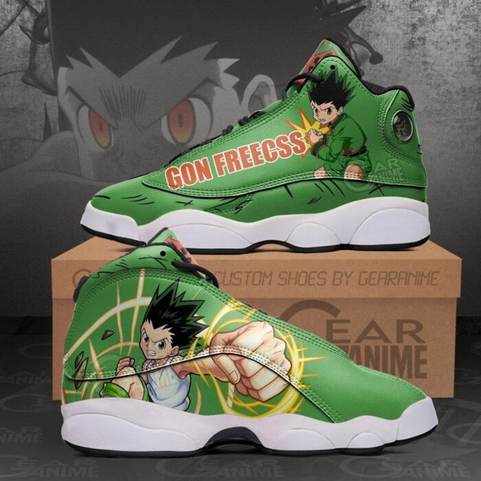 Gon Freecss Anime Hunter X Hunter Air Jordan 13 Shoes