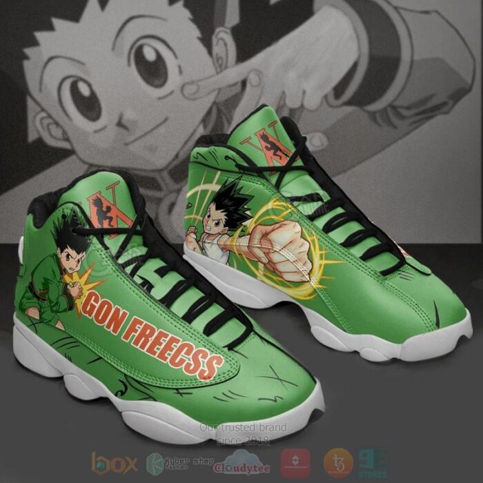 Gon Freecss Hunter X Hunter Anime Air Jordan 13 Shoes