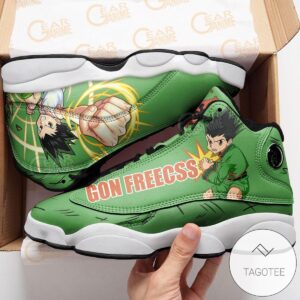 Gon Freecss Sneakers Custom Anime Hunter X Hunter Air Jordan 13 Shoes