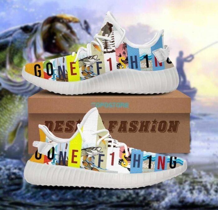 Gone Fishin Like Yeezy Shoes Custom Shoes