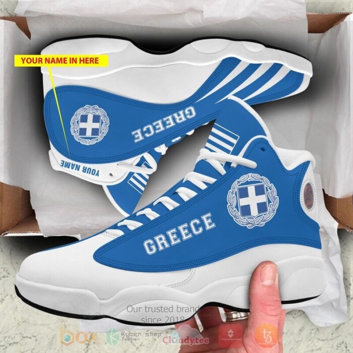 Greek Republic Personalized Air Jordan 13 Shoes