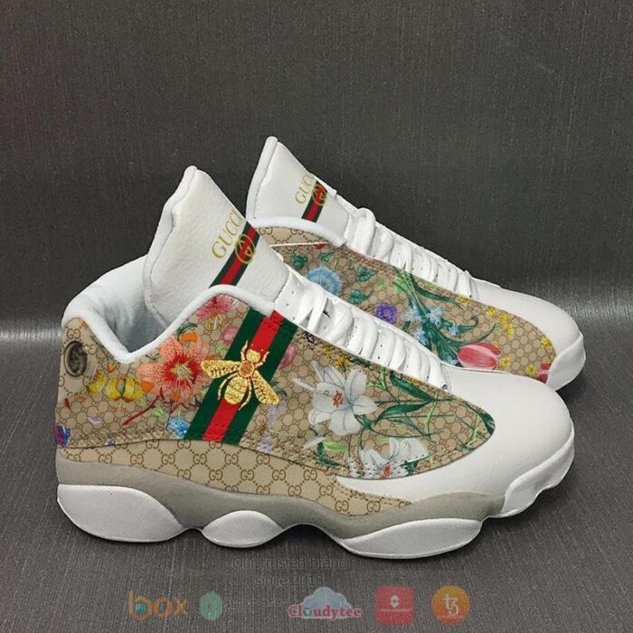 Gucci Bee Flower Logo Air Jordan 13 Shoes