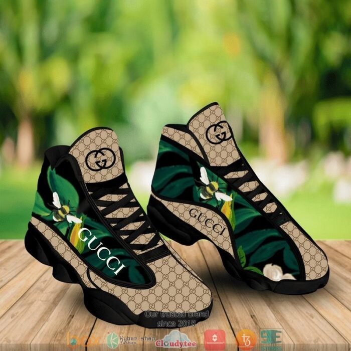 Gucci Bee Green Air Jordan 13 Shoes