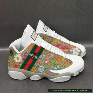 Gucci Floral Air Jordan 13 Shoes Sneaker