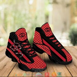 Gucci Red Snake Red Air Jordan 13 Sneaker Shoes