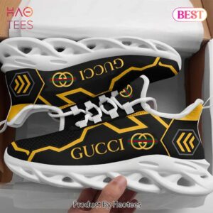 Gucci Yellow Black Premium Max Soul Shoes Luxury Brand Gifts For Men Women