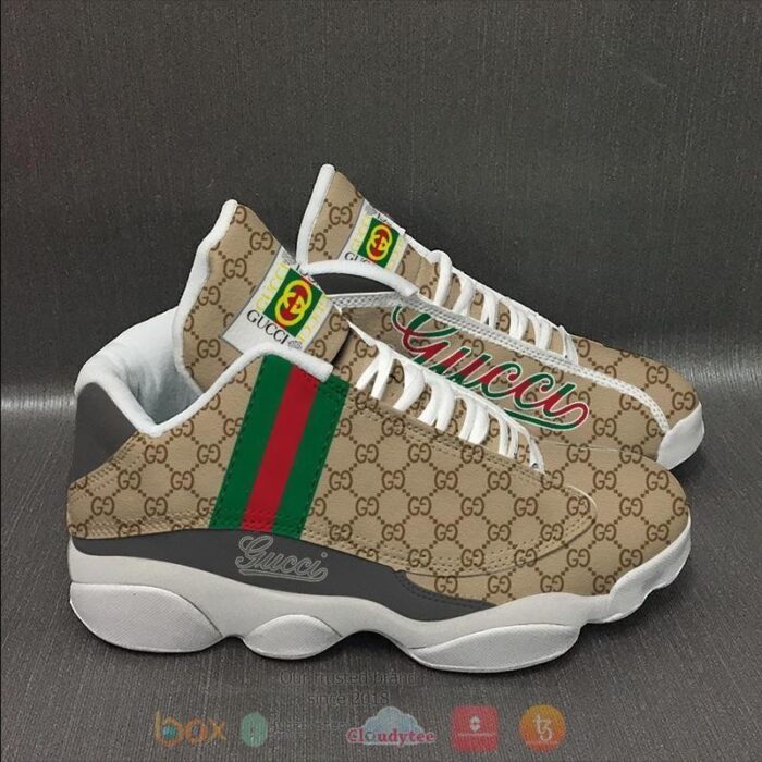 Guccio Gucci Color 3 Stripes Air Jordan 13 Shoes