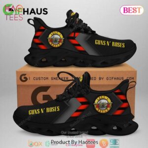 Gun N Roses Black Red Gold Max Soul Shoes