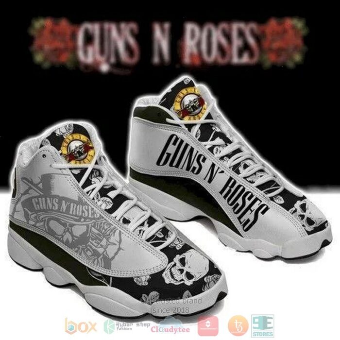 Guns N Roses Rock Band Custom Tennis Air Jordan 13 Shoes